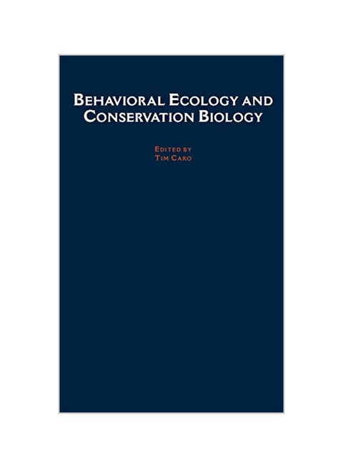 Behavioral Ecology And Conservation Biology hardcover english - 27-08-1998