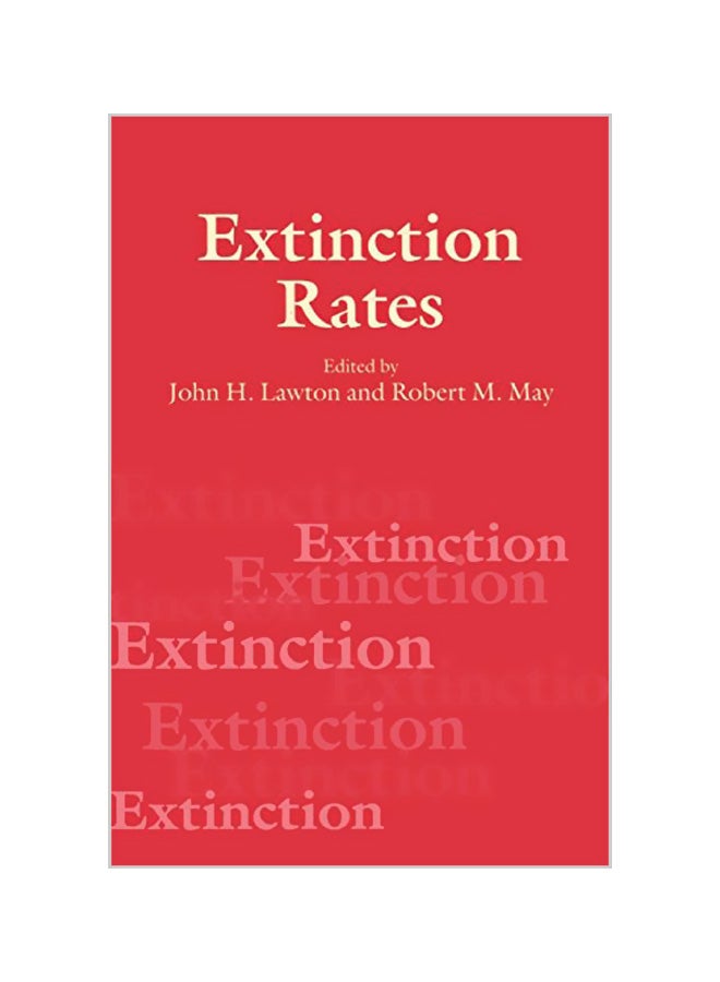 Extinction Rates Paperback English by John H. Lawton - 01-11-1997 