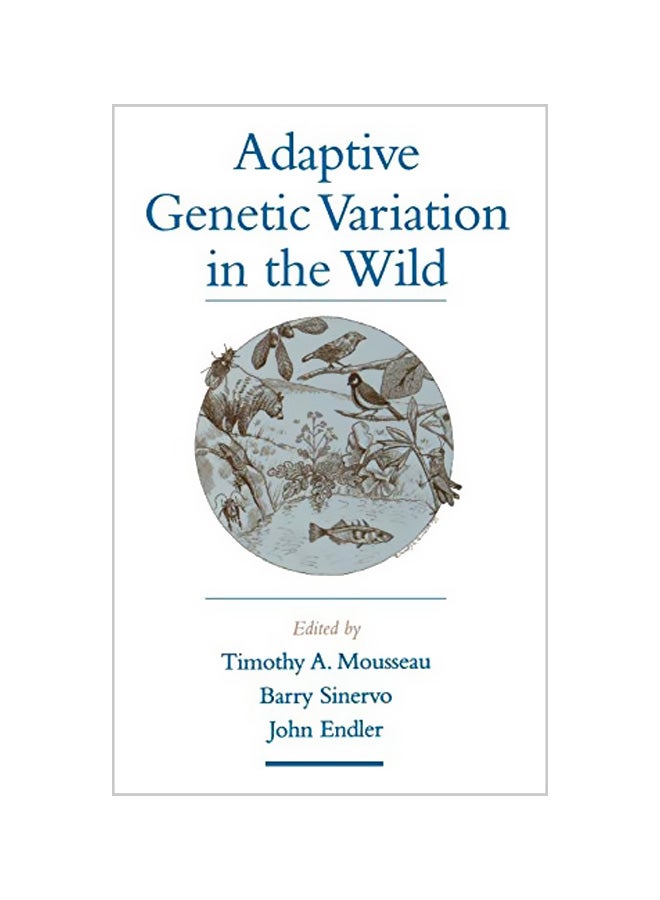 Adaptive Genetic Variation In The Wild hardcover english - 01-03-2000 