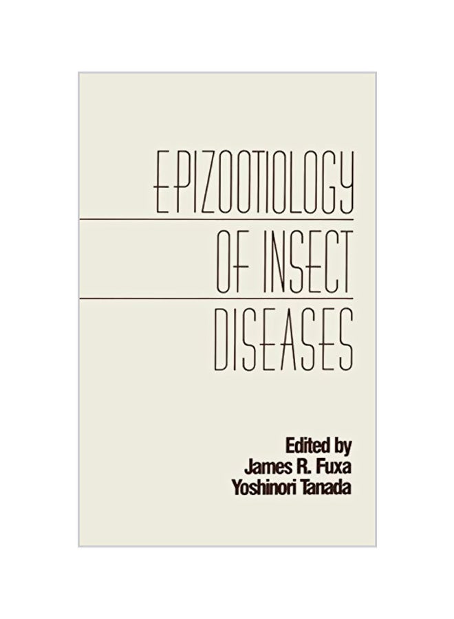 Epizootiology of Insect Diseases hardcover english - 11-05-1987
