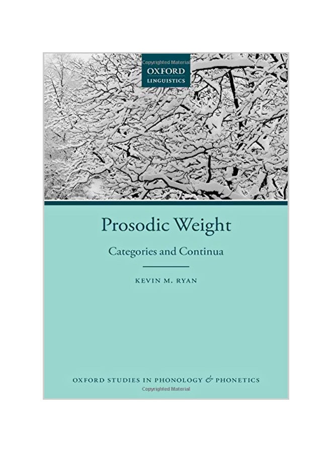 Prosodic Weight: Categories And Continua hardcover english - 15-04-2019