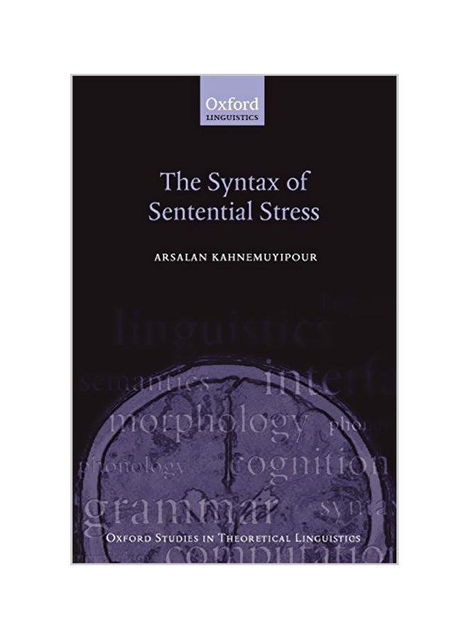 The Syntax Of Sentential Stress paperback english - 04-10-2009