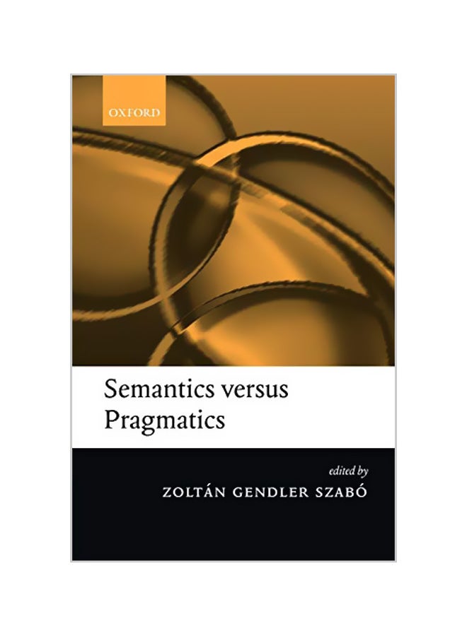 Semantics Versus Pragmatics paperback english - 24-02-2005
