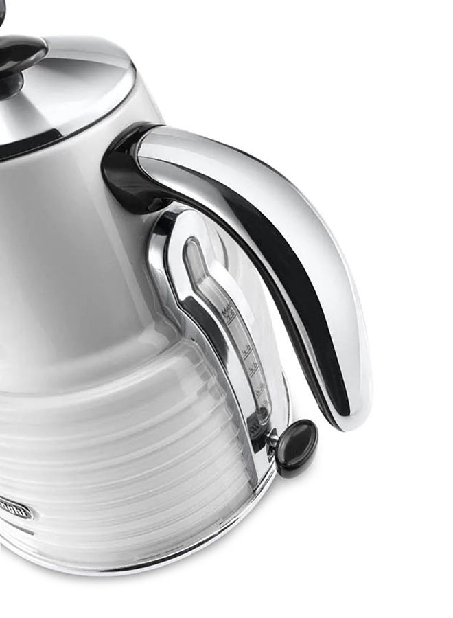 De'Longhi - Electric Kettle 1.5 L KBZ3001.WH White - Image 1
