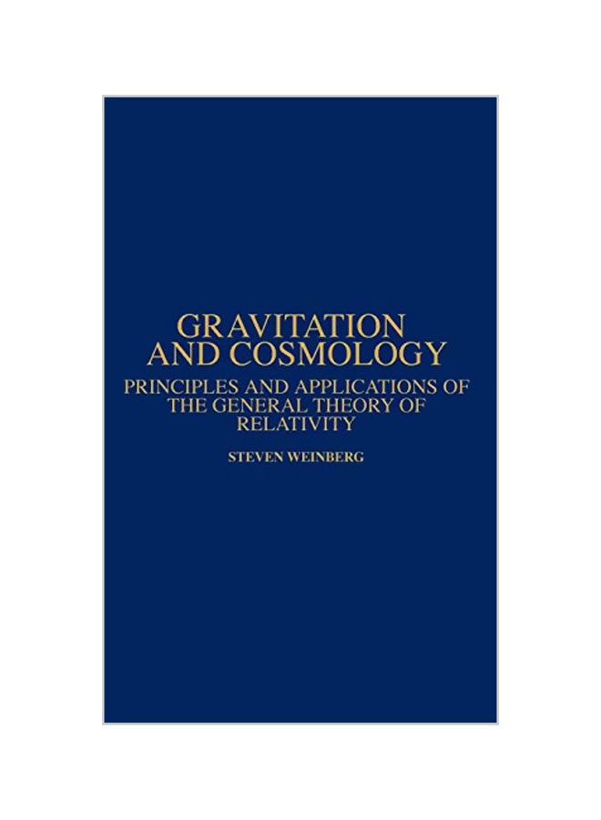 null - Gravitation And Cosmology: Principles And Applications Of The General Theory Of Relativity Hardcover English by Steven Weinberg - Image 1