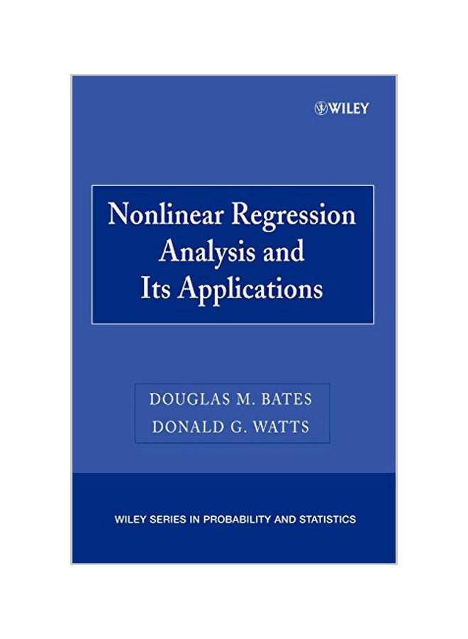 Nonlinear Regression Analysis and Its Applications Paperback English by Douglas M. Bates 