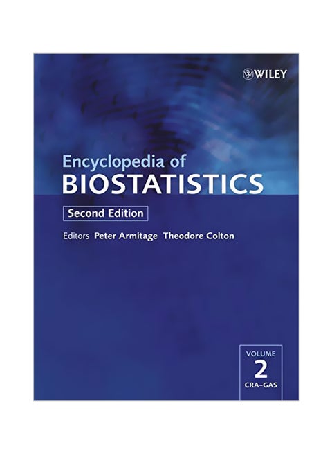 Encyclopedia of Biostatistics, 8 Volume Set Hardcover English by Peter Armitage
