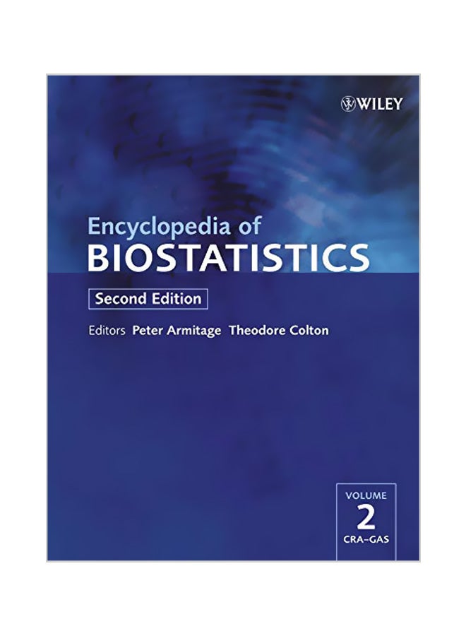 null - Encyclopedia of Biostatistics, 8 Volume Set Hardcover English by Peter Armitage - Image 1