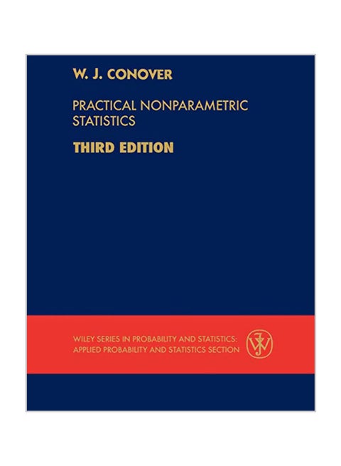 Practical Nonparametric Statistics Paperback English by W. J. Conover