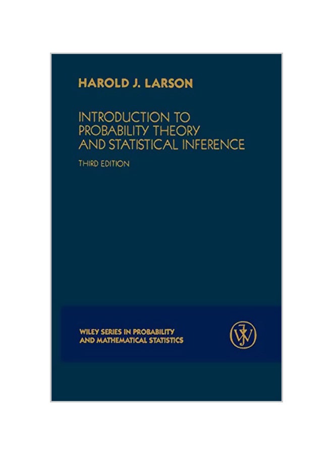 Introduction to Probability Theory and Statistical Inference Paperback English by Harold J. Larson 