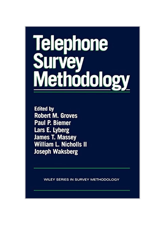Telephone Survey Methodology Paperback English by Robert M. Groves 