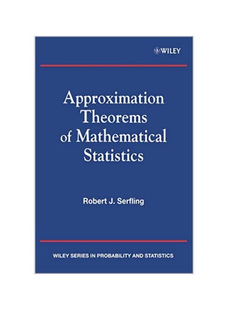 Approximation Theorems Of Mathematical Statistics Paperback English by Robert J. Serfling - v1562156603/N27208316A_1