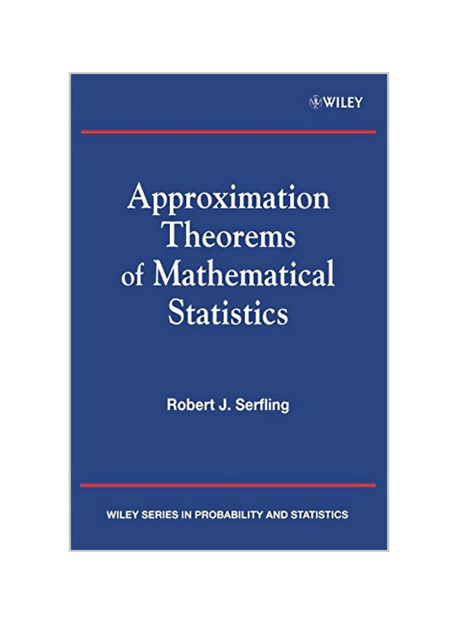 Approximation Theorems Of Mathematical Statistics Paperback English by Robert J. Serfling 