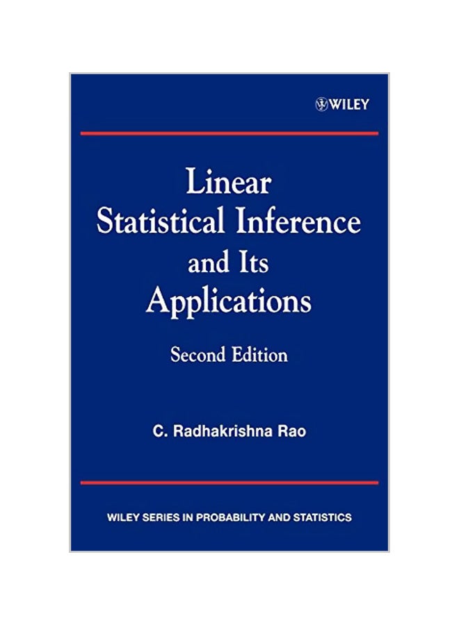 Linear Statistical Inference and Its Applications Paperback English by C. Radhakrishna Rao 