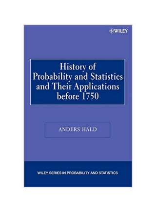 A History of Probability and Statistics and Their Applications Before 1750 Paperback English by Anders Hald - v1562156611/N27208346A_1