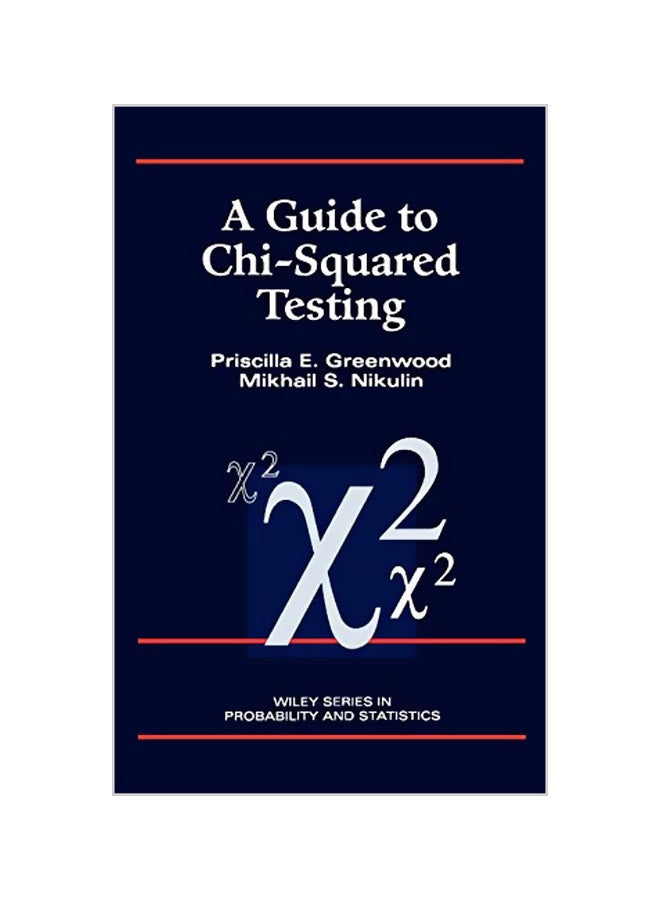 A Guide to Chi-Squared Testing Hardcover English by Priscilla E. Greenwood 
