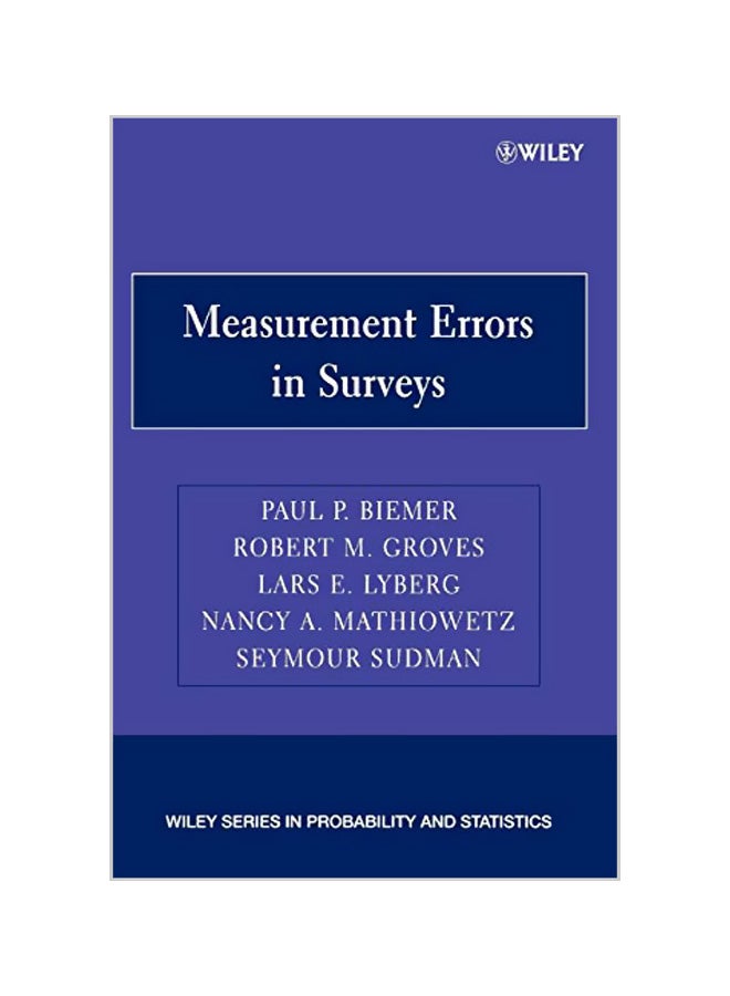 Measurement Errors In Surveys paperback english - 41498