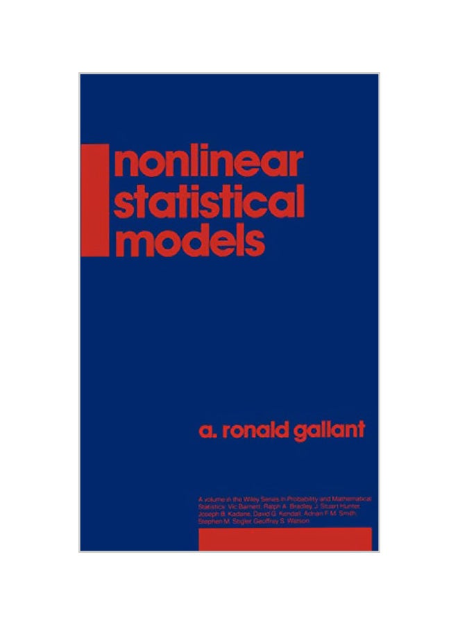 Nonlinear Statistical Models Hardcover English by A. Ronald Gallant 