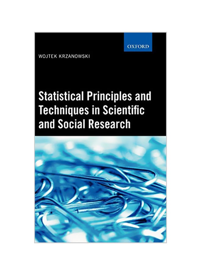 Statistical Principles And Techniques In Scientific And Social Investigations Hardcover English by Wojtek J. Krzanowski 