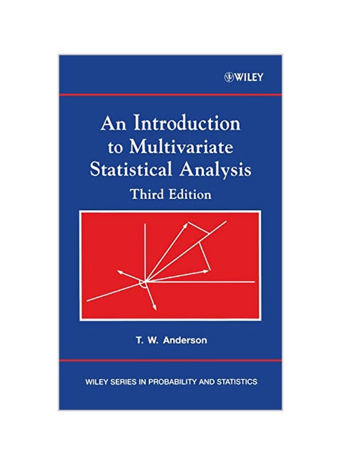 An Introduction To Multivariate Statistical Analysis Hardcover English by Theodore W. Anderson