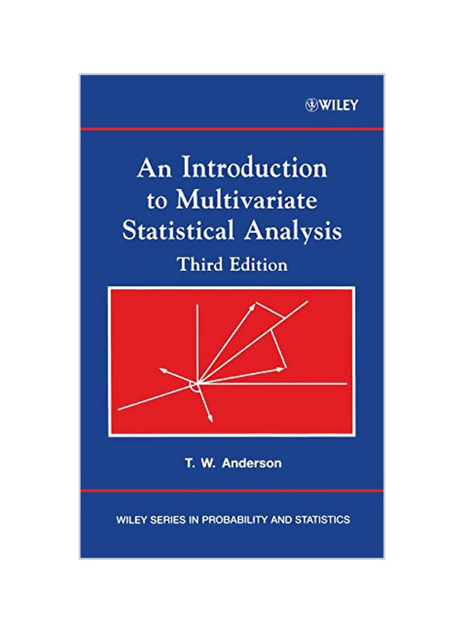An Introduction To Multivariate Statistical Analysis Hardcover English by Theodore W. Anderson 