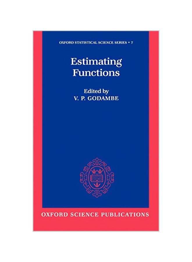 Estimating Functions Hardcover English by V. P. Godambe 