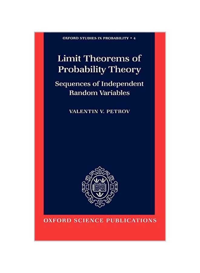 Limit Theorems of Probability Theory: Sequences of Independent Random Variables Hardcover English by Valentin V. Petrov 