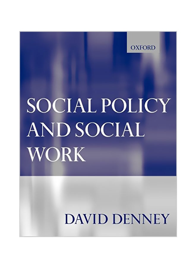 Social Policy And Social Work Paperback English by David Denney 