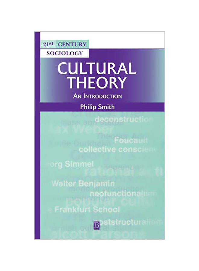 Cultural Theory Hardcover English by Philip Smith