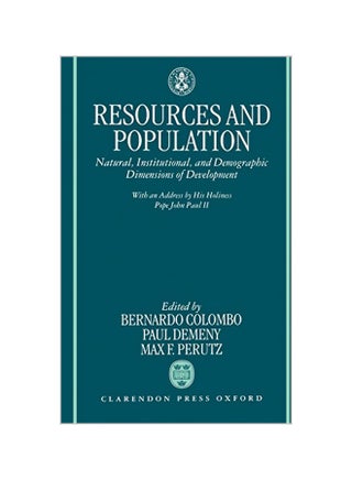 Resources and Population: Natural, Institutional, and Demographic Dimensions of Development Hardcover English by Bernardo Colombo - v1562157141/N27209921A_1
