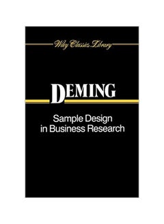Sample Design in Business Research Paperback English by W. Edwards Deming 