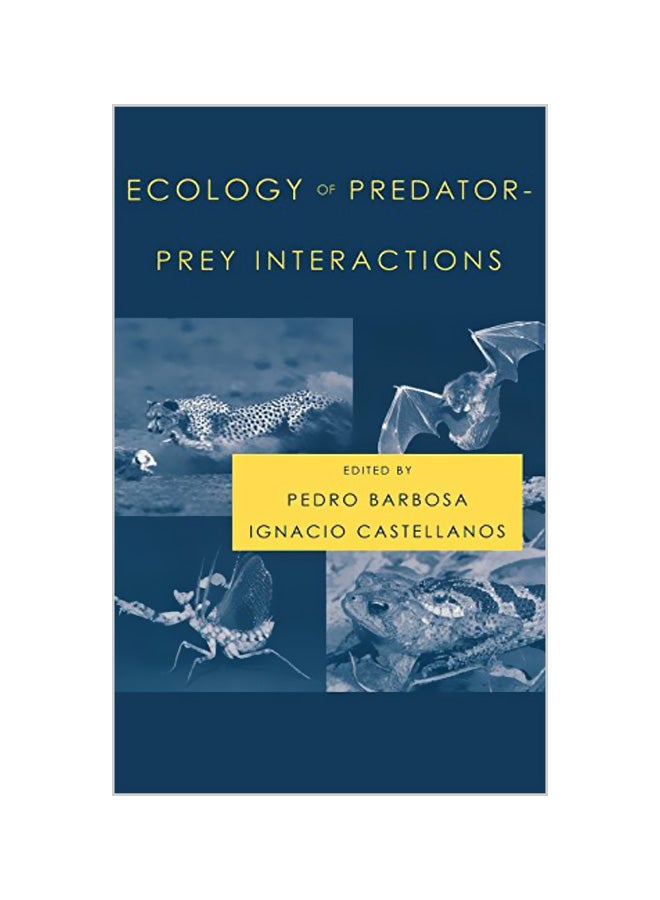 Ecology of Predator-Prey Interactions Hardcover English by Pedro Barbosa