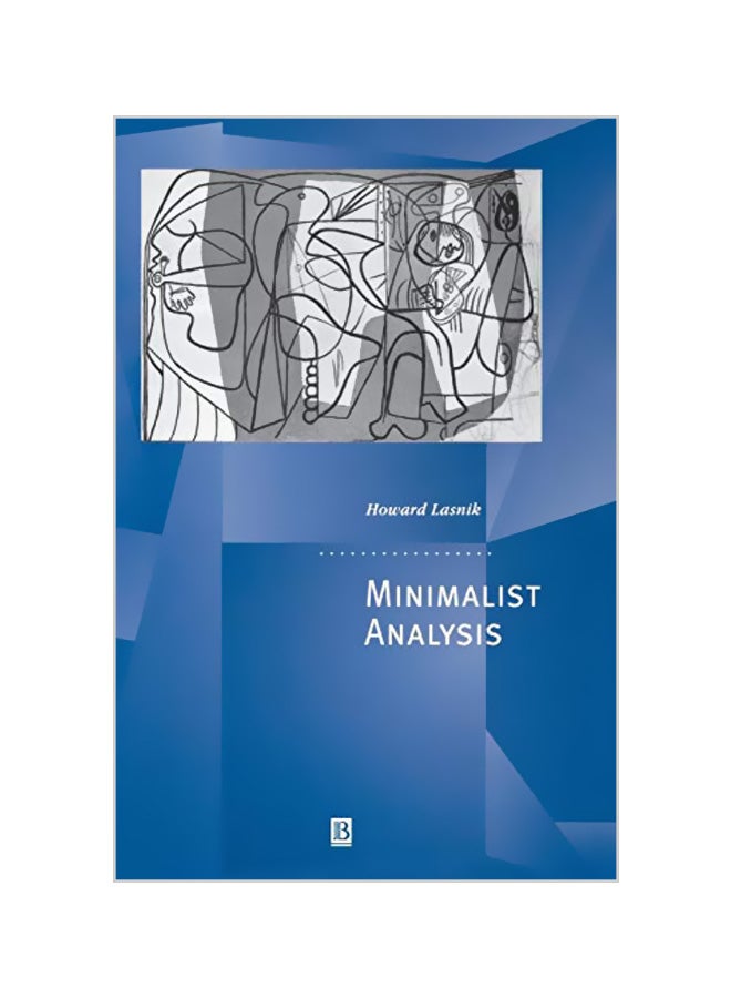 Minimalist Analysis Hardcover English by Howard Lasnik