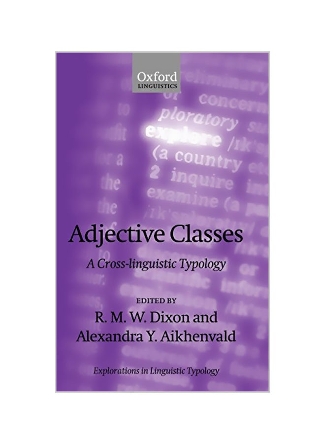 null - Adjective Classes: A Cross-Linguistic Typology Hardcover English by R. M. W. Dixon - Image 1