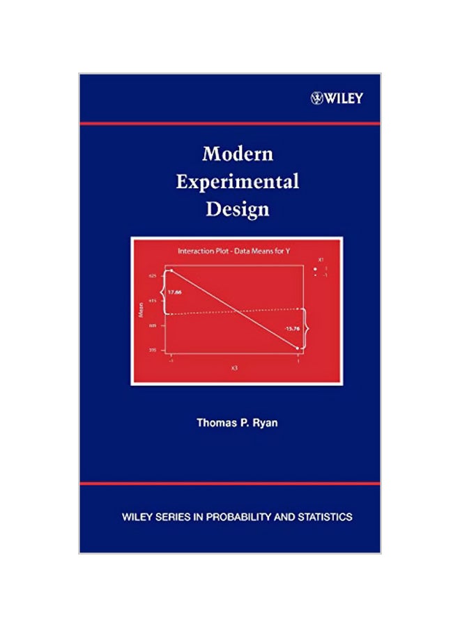 Modern Experimental Design Hardcover English by Thomas P. Ryan 
