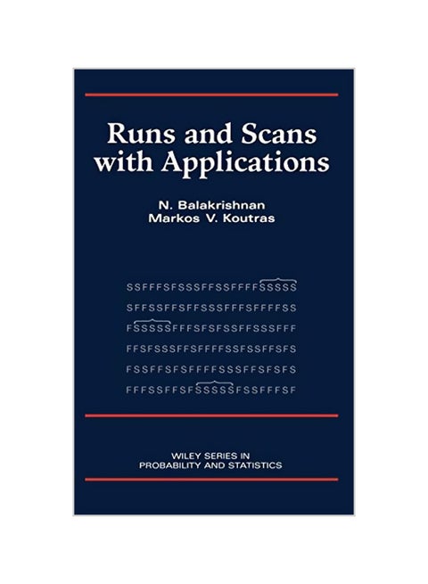 Runs and Scans with Applications Hardcover English by N. Balakrishnan