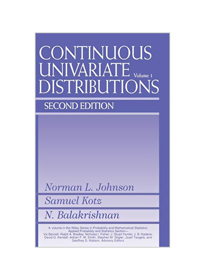 Continuous Univariate Distributions, Volume 1 hardcover english - 34628