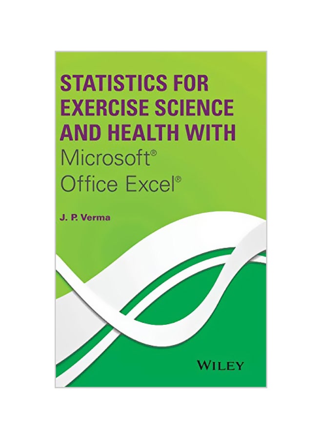 Statistics for Exercise Scienc Hardcover English by J. P. Verma 