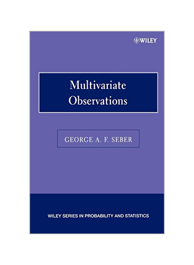 Multivariate Observations P Paperback English by George a. F. Seber 