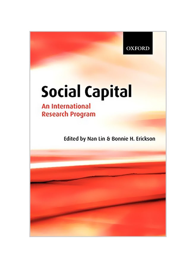 Social Capital: An International Research Program Paperback English by Nan Lin