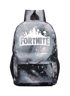FORTNITE Game Cool Fashion Luminous Backpack Grey  - Image 1