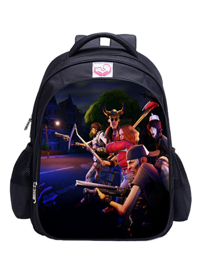 FORTNITE Waterproof Cartoon Teenager Ultralight Backpack Black 