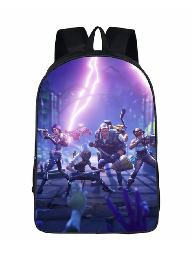FORTNITE Cartoon School Kids Backpack Purple 