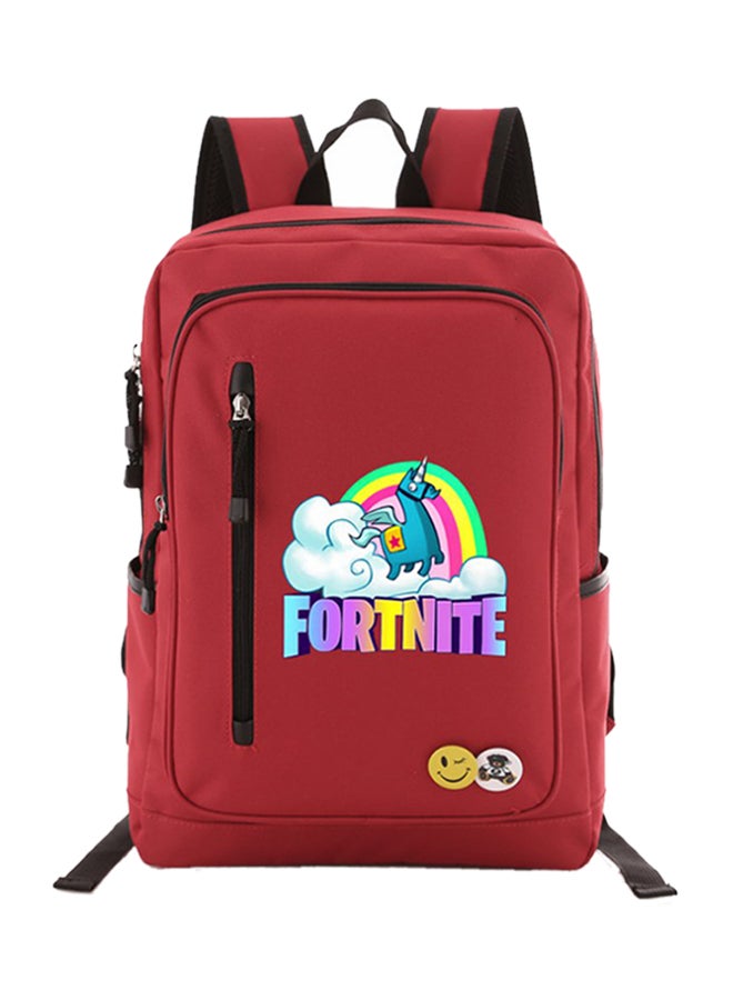FORTNITE Student School Backpack Red  - Image 1