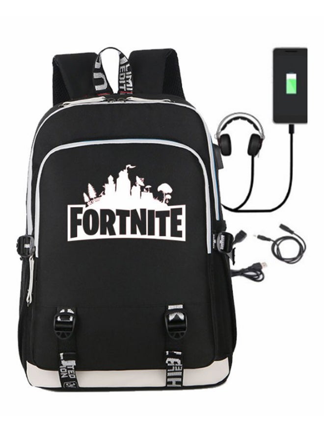FORTNITE - Anti-Theft USB Charging Laptop Backpack Black - Image 1