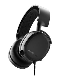 Arctis 3 (2019 Edition) Wired Black Gaming Headset For PlayStation 5 and PS4, Xbox, Nintendo Switch, VR, Mobile Gaming, and iOS