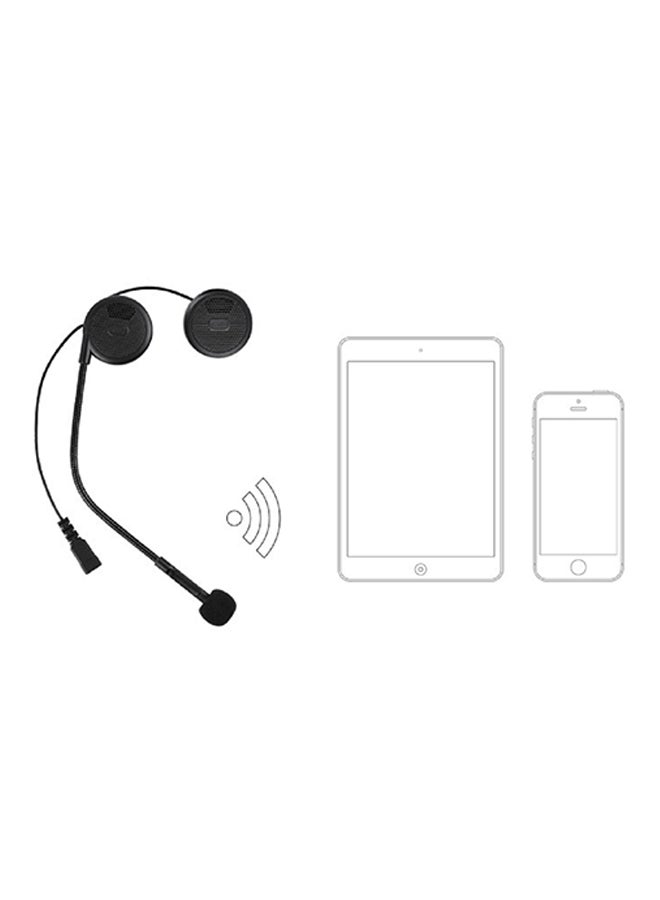 SOMAN - Open Face Motorcycle Helmet With Bluetooth Headset - Image 1