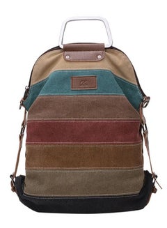 Generic Retro Shoulder Backpack Bag Multicolour  - Image 2