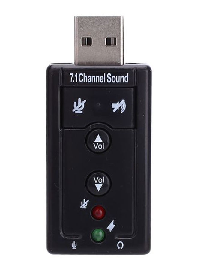 Generic Audio Sound Card Adapter Black 