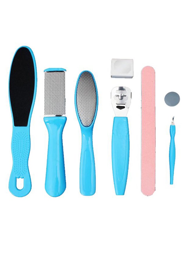 شاربدو طقم باديكير للتخلص من الجلد الميت - 8 قطع متعدد الألوان - Image 1